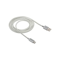 Cabo USB-C em nylon 1,5 m EUAC 15NB Branco Intelbras - imagem 2