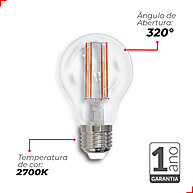 Lâmpada Filamento LED: Kit 3 Deluxe 15W - imagem 2