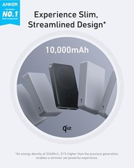 Anker MagGo Power Bank 10000mAh Qi2: Ultra Fino, Magnético 15W e Carregamento Rápido para iPhone - imagem 3