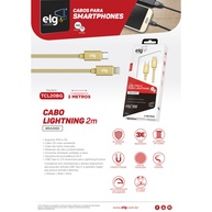 Cabo USB-C para Lightning ELG: Carga Rápida 15W - imagem 2