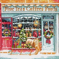 Kit de Ponto Cruz Dimensions Gold Collection - Coffee Shoppe | 18 Telas Aida 15x15cm - imagem 3