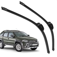 Palhetas Limpador Para-brisa Silicone Fiat Palio Adventure 99-16 Dianteiras - imagem 2