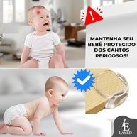 Kit 16 Protetores de Silicone para Quinas de Mesa - Segurança Total para Bebês e Pets - imagem 4