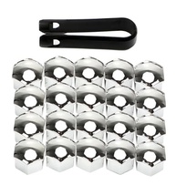 Kit 16 Capas Protetoras 17mm para Parafusos de Roda Citroen Aircross, C3 e Peugeot 208 - imagem 2