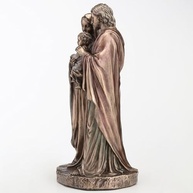 Escultura Religiosa em Resina Fundida a Frio - 16 cm | Presente Especial para Colecionadores - imagem 4