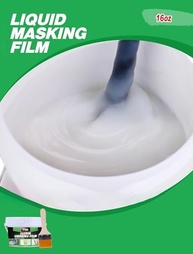 Fita de Mascaramento Líquida E-SDS - 16 Fl.Oz | Revestimento Transparente Descascável com Pincel para Pintura de Janelas - imagem 4