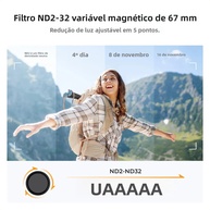 Filtro K&F Concept MagSafe para iPhone 15 e 16 Pro - imagem 3