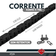 Kit Relação Transmissão Completo Titan 160 Fan 160 CG Start 160 (2016-2025) Allen - Aço 1045 - imagem 5