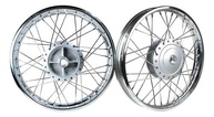 Par de Aros de Roda Raio 4mm para Honda CG Start 160 (Tambor Dianteiro/Traseiro) - imagem 1