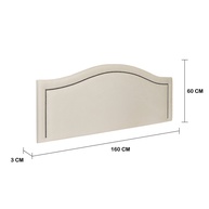 Cabeceira Queen Curva Luxo Estofada 160x60cm - imagem 2