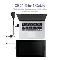 Cabo HDMI 3 em 1 Huion Kamvas Pro 16/13/12 - Conexão Perfeita para Sua Arte Digital - imagem 4