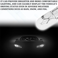 Kit 10 Lâmpadas T10 W5W 194 168: Iluminação de Freio e Painel com Alto Brilho e Durabilidade - imagem 4
