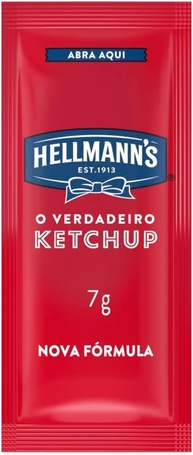 Hellmann's Ketchup 168 Unidades Sachê 7g - imagem 1