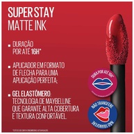 Maybelline SuperStay Matte Ink: Batom Líquido 16h - imagem 2