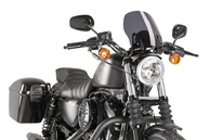 Para-brisa Puig New Generation Fumaça Escura para Harley Davidson Sportster (04-17) e Ferro (09-17) - imagem 1