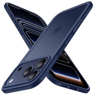 JETech Capa Fosca para iPhone 17 Pro 6.3" - Proteção Militar, Design Minimalista e Anti-Impressão Digital (Azul Escuro) - imagem 1