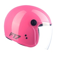 Capacete Moto Aberto Fly F-17 Rosa: Estilo, Segurança e Conforto para Você! - imagem 1