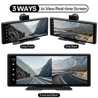 SINOVCLE Tela DVR 10.26" IPS: CarPlay/Android Auto Sem Fio e Câmera 170° - imagem 5