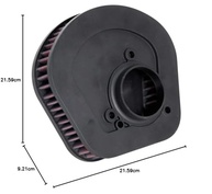 Filtro de Ar Esportivo K&N HD-1718: Potência e Economia para sua Harley M8 107ci Softail (2018+) - imagem 4