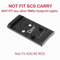 Placa Adaptadora DPP Titanium para Glock 17/19 MOS: Compatibilidade Perfeita com Holosun e RomeoZero - imagem 5