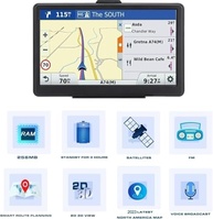 NAVFRUF GPS 17cm: Navegação Inteligente com Mapas 2025 EUA, Voz Passo a Passo e Alertas Essenciais - imagem 4
