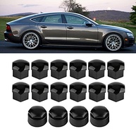 Kit 20 Capas Protetoras Aro Porca Roda 17mm TEUOPIOE - Antirroubo e Antiestilhaço (Preto) - imagem 3