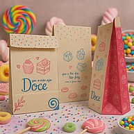 Sacos para Doces: 50 a 250 Unidades (17x10x24cm) - imagem 2
