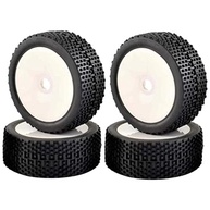 Conjunto 4 Pneus Off-Road 17mm Branco para Escala 1/7, 1/8, 1/10: Tração e Durabilidade Superior - imagem 5