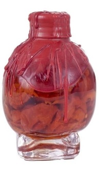 Caveira Com Frutos In Natura Carolina Reaper C/azeite 180 Ml - imagem 4