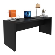 Escrivaninha 180cm Multimóveis CR25266 - Mesa de Escritório Moderna em Preto - imagem 1