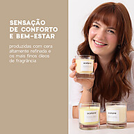 Vela Aromatizada Gardênia e Tuberosa – Conforto e Elegância em 180g - imagem 2