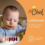 Papapá, Caseirinho infantil, Orgânico, La Chef, Sabor Arroz, Feijão, Carne & Legumes, 180g, Marrom - imagem 4
