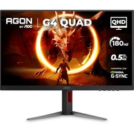 Monitor Gamer AOC AGON QUAD 27" QHD 180Hz 0.5ms IPS HDR10 Base Ajustável Q27G4F - imagem 1
