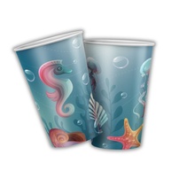 Copos Descartáveis Fundos do Mar Regina 180ml - imagem 2