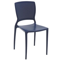 Cadeira Tramontina Safira Azul Yale - Polipropileno e Fibra de Vidro, Empilhável e Resistente até 182kg - imagem 2