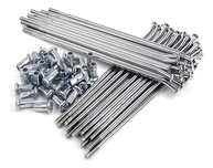 Par de Aros de Alumínio 140x17 e 185x14 Preto Brilhante para Honda Biz 100, 110, 125 e Pop 100 + Jogo de Raios 4mm - imagem 3