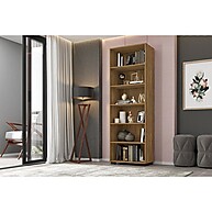 Kit 3 Estantes Livros 5 Prateleiras Freijó 188cm - imagem 2