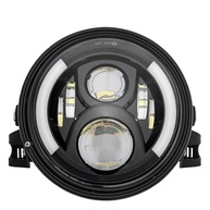 SKTYANTS Farol de LED 18cm para Moto: Iluminação Potente com DRL e Seta Âmbar - imagem 1