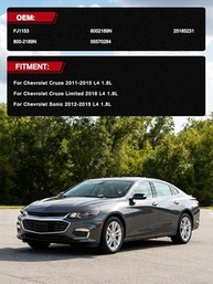 Kit 4 Injetores Combustível FJ1153 para Chevrolet Chevy Cruze 1.8L (2011-2016) e Sonic (2012-2015) - imagem 3