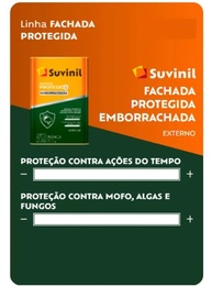 Fachada Protegida Emborrachada 18L Branco Neve - imagem 3