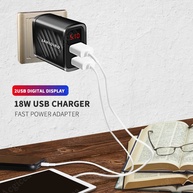 Carregador Rápido 18W com Display Digital - imagem 2