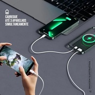Power Bank Gshield Wireless 10.000mAh: Carregamento Rápido 18W Magnético Magsafe - imagem 4