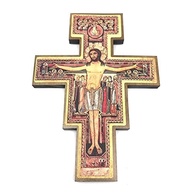 Crucifixo Cruz de São Damião para Parede - 19 cm | Decoração Religiosa Contemporânea - imagem 3