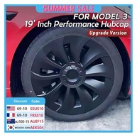 Kit 4 Calotas Aro 19" Tesla Model 3 2020-2023 - Acabamento Preto Brilhante - imagem 3