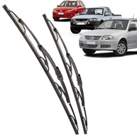 Par Palhetas Limpador Para-Brisa Gol Saveiro Parati G4 Ferro 21" e 19" - Visibilidade Garantida! - imagem 1