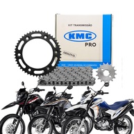 Kit Relação KMC NXR Bros 160 e XRE 190 (2015-2025) - Aço 1045 Resistente - imagem 1