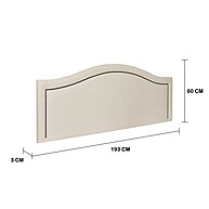 Cabeceira King Estofada Curva Luxo 193x60cm - imagem 2