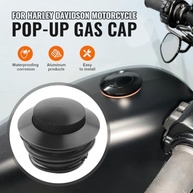 Tampa de Tanque de Combustível Pop-Up Ventilada em Alumínio FSFY para Harley Davidson (1982-2010) - imagem 3