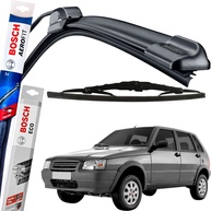 Kit Palhetas Limpador Parabrisa Bosch Aerofit Dianteiro + Traseiro Uno Mille (1990-2013) - imagem 1