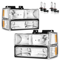 Faróis Completos para Chevy C10/Silverado/Tahoe/Blazer (1992-1994) - Lado Motorista e Passageiro - imagem 2